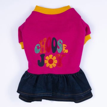 PawStar Pembe Santa Rosa Elbise