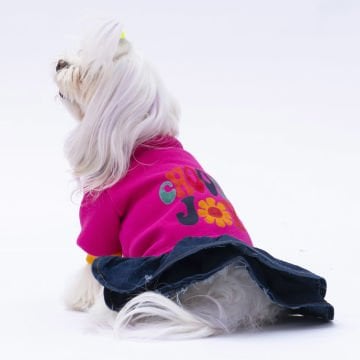 PawStar Pembe Santa Rosa Elbise