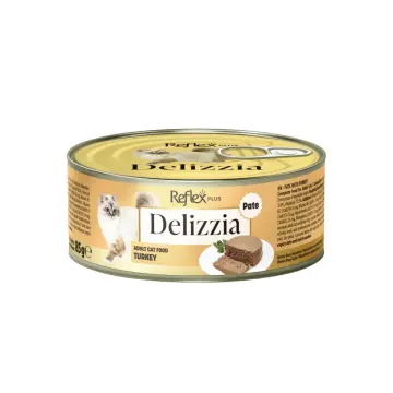 Reflex Plus Delizzia Hindi Etli Ezme Yetişkin Kedi Konservesi 85gr