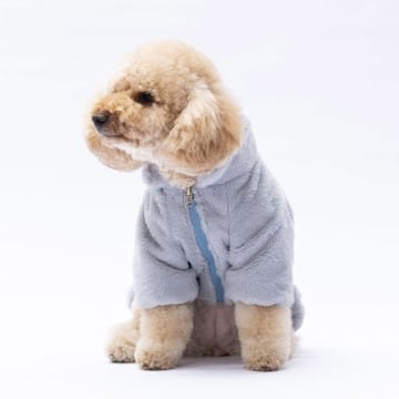 PawStar Gri Paris Ceket Küçük ve Orta Irk Ceket