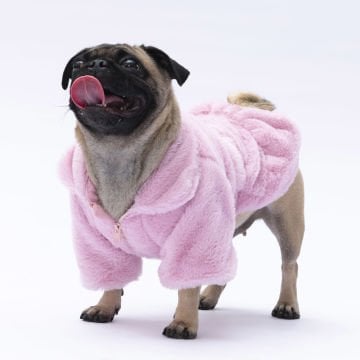 PawStar Pembe Paris Ceket Küçük ve Orta Irk Ceket