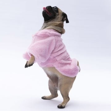 PawStar Pembe Paris Ceket Küçük ve Orta Irk Ceket