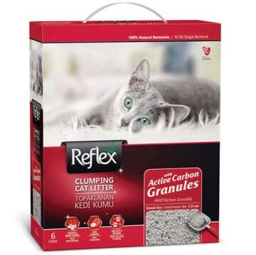 Reflex Granül Aktif Karbonlu Topaklanan Kedi Kumu 6 Lt