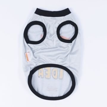 PawStar Gri Travel Büyük Irk T-Shirt