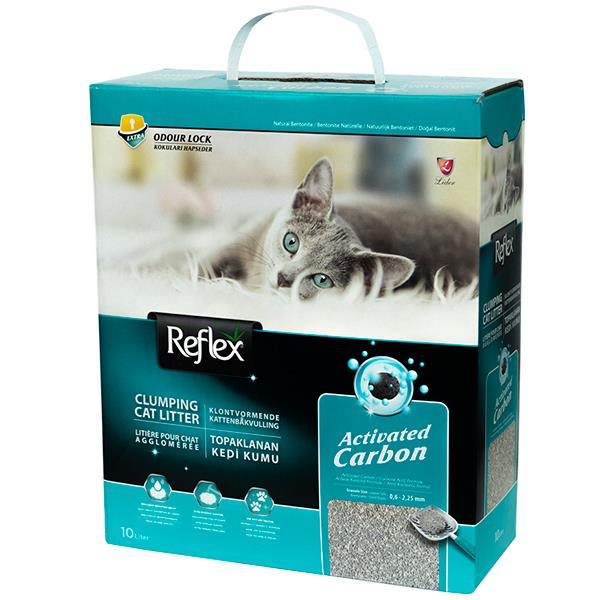 Reflex Aktif Karbonlu Süper Hızlı Topaklanan Kedi Kumu 10 Lt
