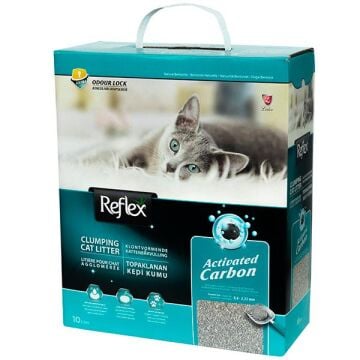Reflex Aktif Karbonlu Süper Hızlı Topaklanan Kedi Kumu 10 Lt