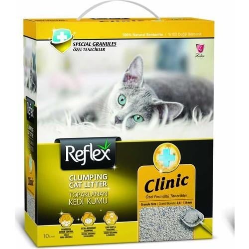Reflex Klinik Özel Tanecikli Hızlı Topaklanan Kedi Kumu 10 Lt
