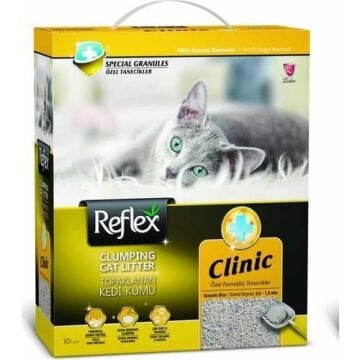 Reflex Klinik Özel Tanecikli Hızlı Topaklanan Kedi Kumu 10 Lt