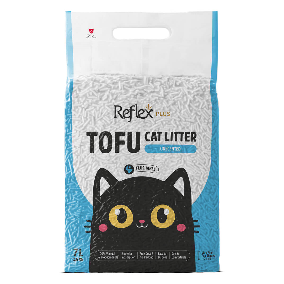 Reflex Plus Tofu Naturel Kokusuz Kedi Kumu 7 Lt