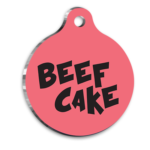 Beef Cake Kedi Köpek Künyesi XLarge 3,3 x 5 cm