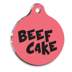 Beef Cake Kedi Köpek Künyesi Small 2,1 x 3,1 cm