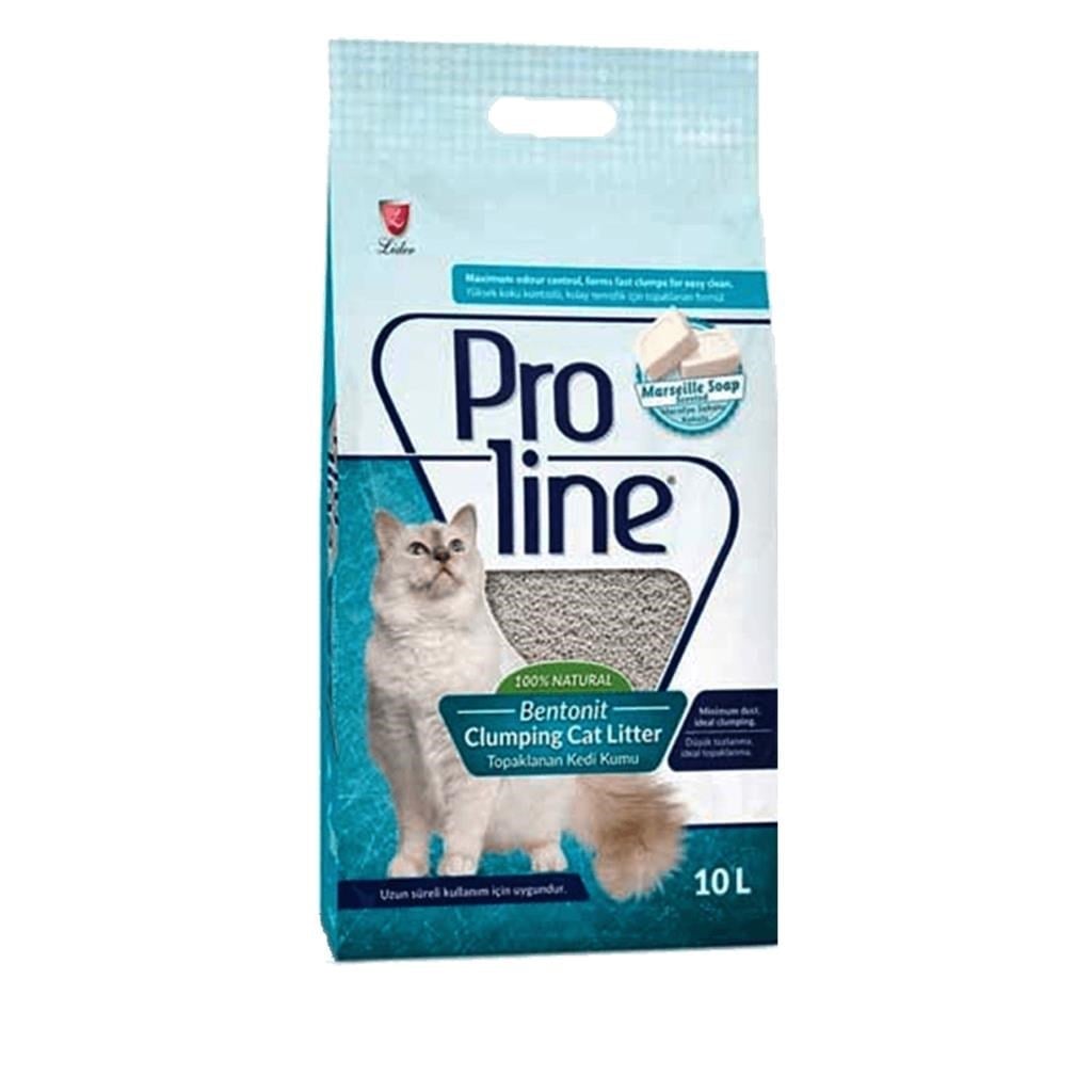 Proline Baby Marsilya Sabunu Kokulu İnce Taneli Topaklanan Kedi Kumu 10 Lt