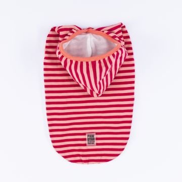 PawStar Bordo Sunny Kapşonlu T-Shirt
