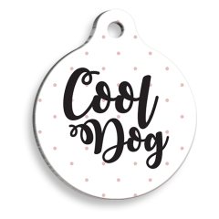 Cool Köpek Yuvarlak Köpek Künyesi Large 3,8 cm