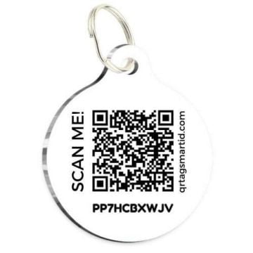 PetTagArt QR-GY0066-M QR Tag Smart ID Akıllı Kimlik