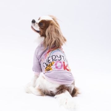 PawStar Lila Everything Will Be Okay Küçük Irk Sweat