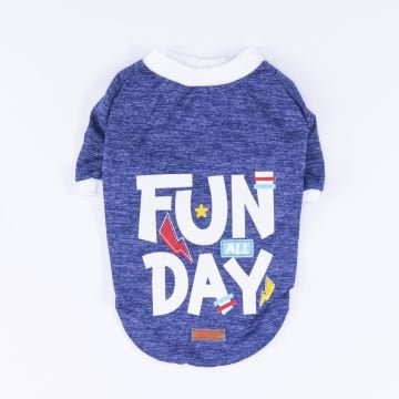 PawStar Mavi Fun Day Küçük Irk Sweat