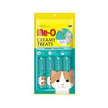 Me-O Creamy Treats Kurutulmuş Ton Balıklı Sıvı Kedi Ödül Maması 4 X15 Gr