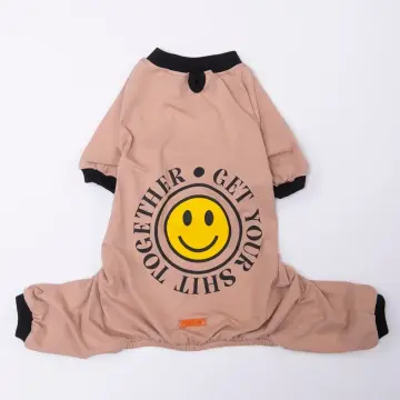PawStar 26953 Kahverengi Smile Büyük Irk Pijama Tulum