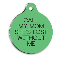 Annemi Arayın Bensiz Kayboluyor Kedi Köpek Künyesi XLarge 3,3 x 5 cm