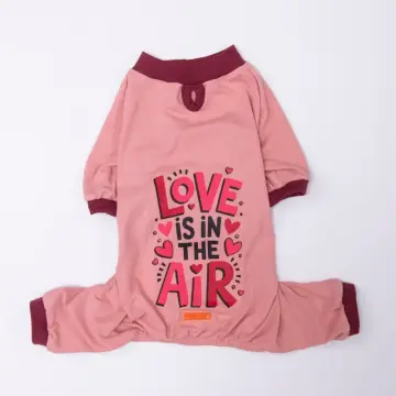PawStar 26952 Pink Love Air Büyük Irk Pijama Tulum