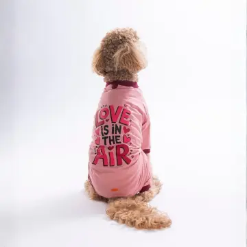 PawStar 26952 Pink Love Air Büyük Irk Pijama Tulum