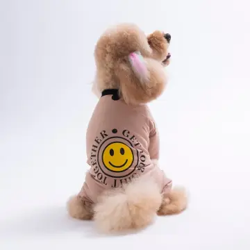 PawStar 26903 Kahverengi Smile Pijama Tulum