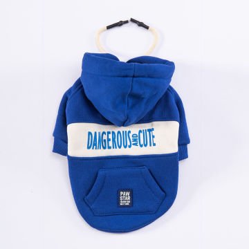 PawStar Mavi Cute Hoodie Küçük ve Orta Irk