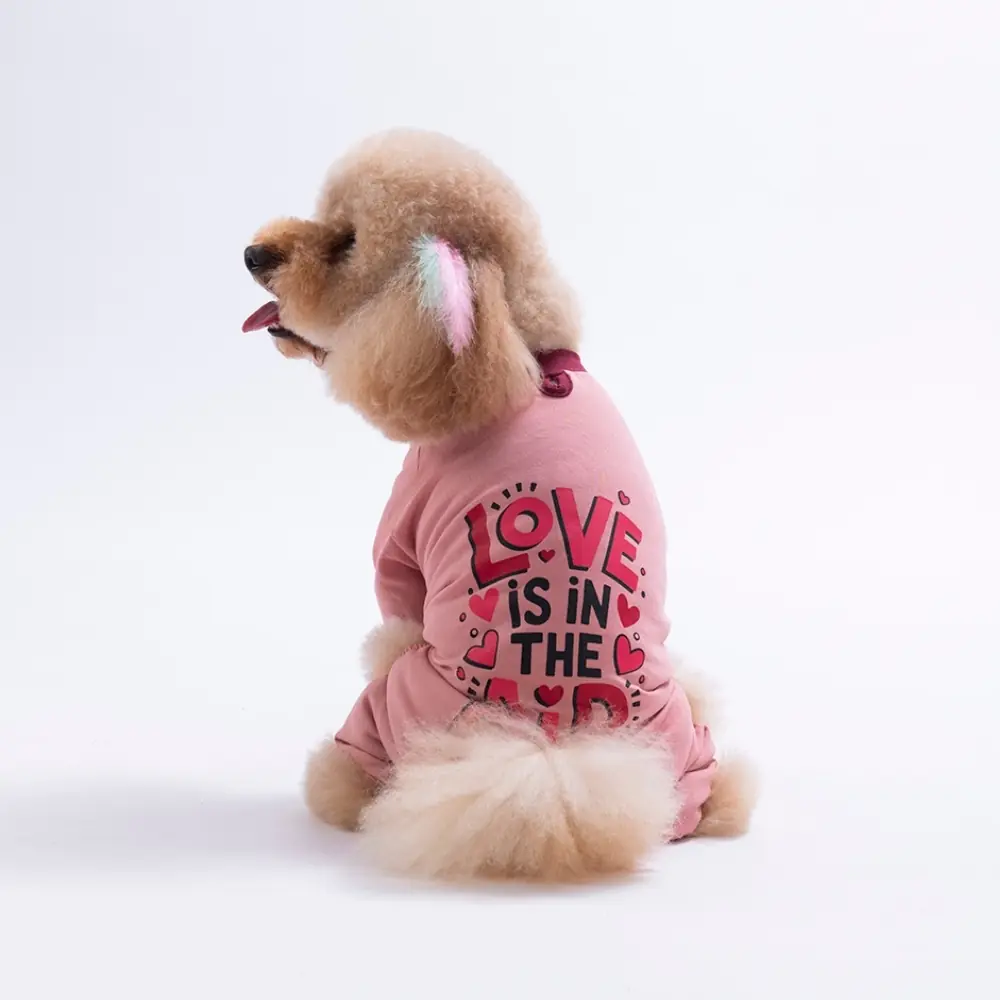 PawStar 26902 Pembe Love Air Pijama Tulum