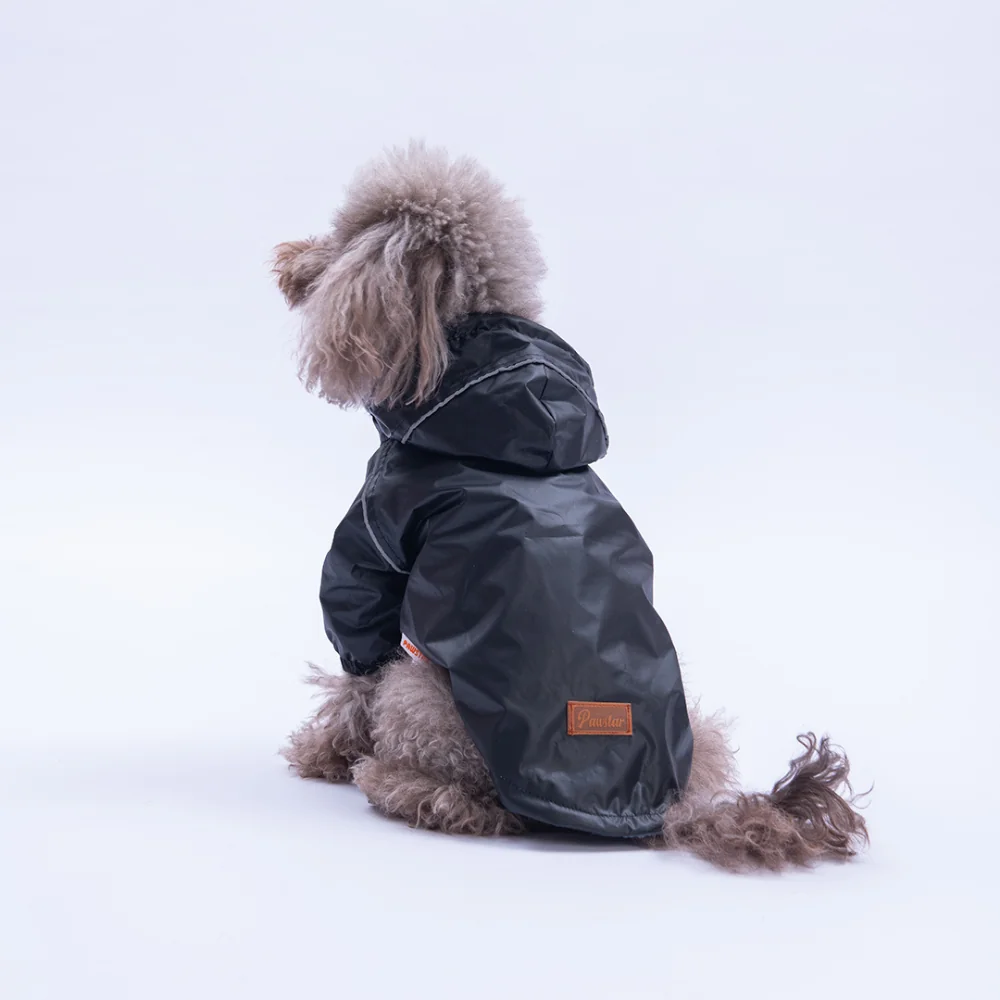 PawStar 25503 Siyah Pluvia Yağmurluk Küçük ve Orta Irk