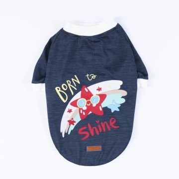 PawStar Lacivert Shine Küçük Irk Sweat