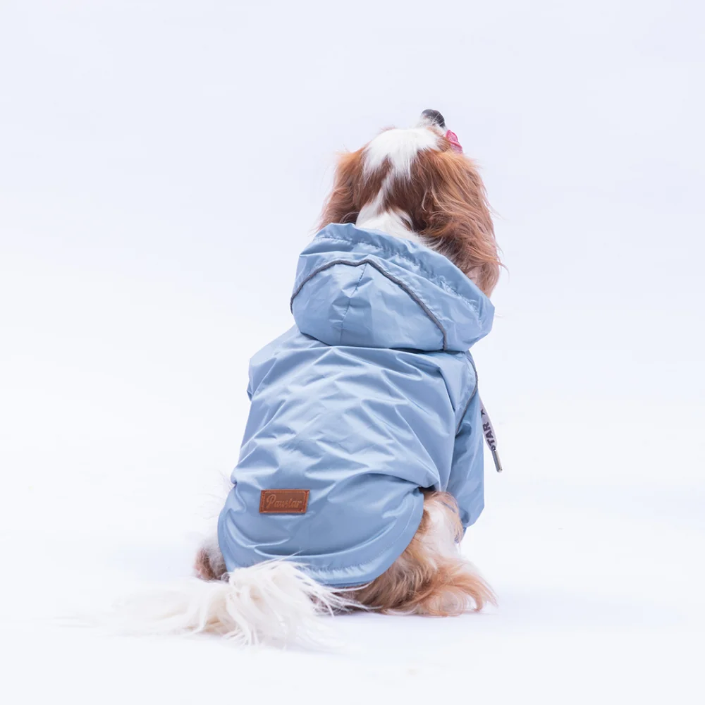 PawStar 25501 Gri Pluvia Yağmurluk Küçük ve Orta Irk