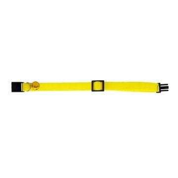 Güvenlik Kilitli  Ayarlanabilir Sarı Kedi Boyun Tasması 22-30 cm