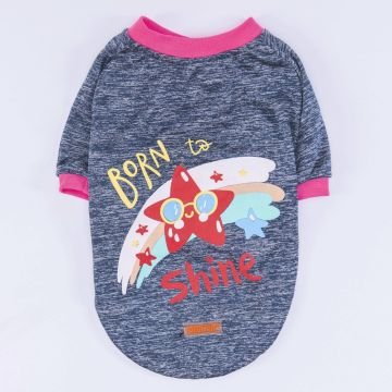 PawStar Koyu Mavi Shine Küçük Irk Sweat