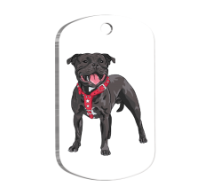 Staffordshire Bull Terrier Resimli Köpek Künyesi