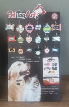 PetTagArt Stand + Hediye Kartı 20 Li