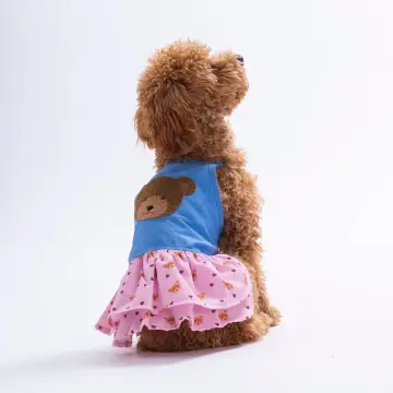PawStar 26312 Cozie Bear Denim Elbise