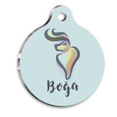 Boğa Burcu Kedi Köpek Künyesi Large 2,9 x 5 cm