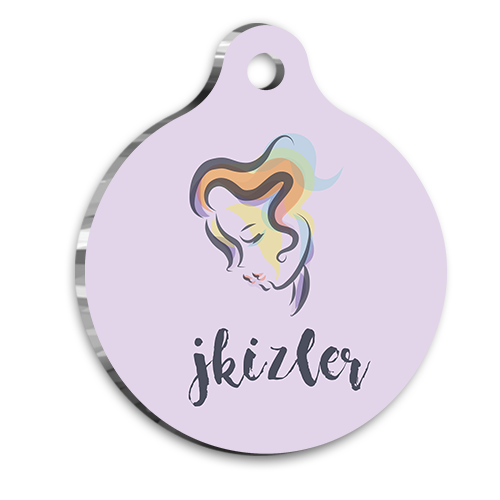 İkizler Burcu Kedi Köpek Künyesi Small 2 x 3,5 cm