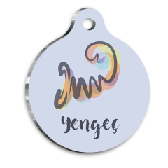 Yengeç Burcu Kedi köpek Künyesi Medium 2,6 x 3,8 cm