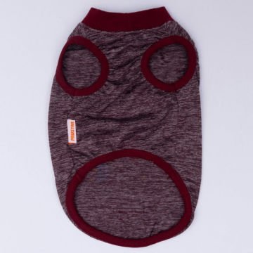 PawStar Bordo Space Time T-Shirt Küçük Irk