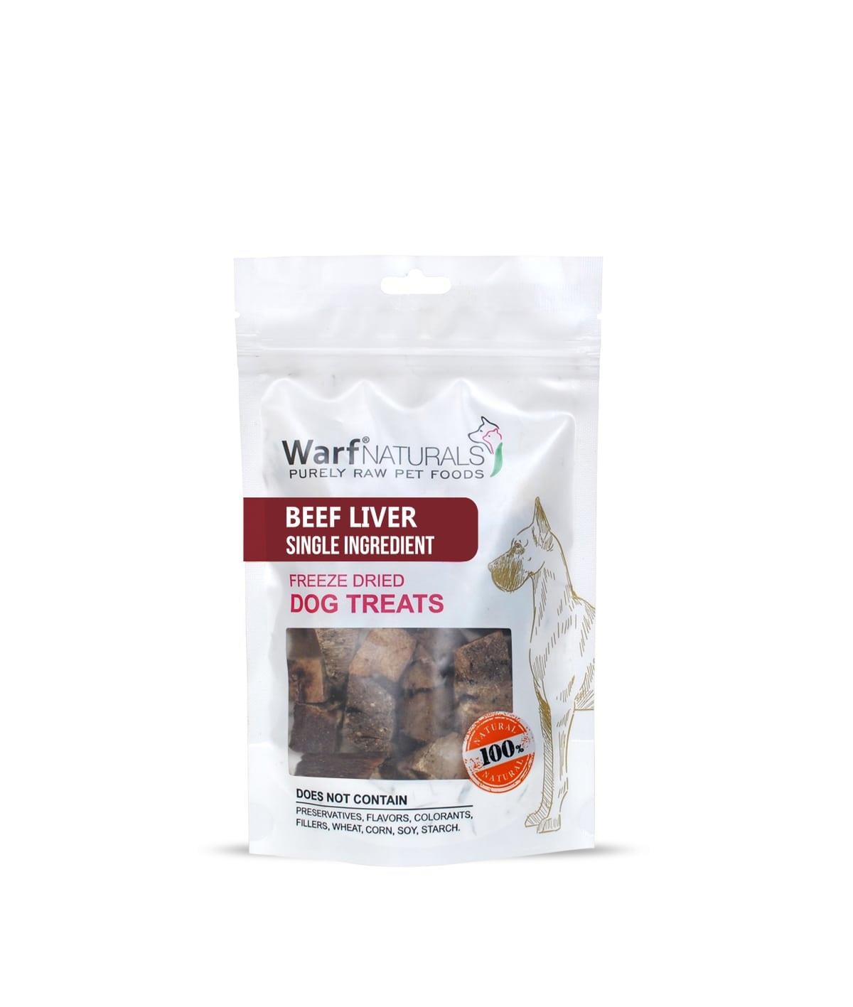 WarfNaturals Freeze Dried - Dana Karaciğer Köpek Ödül Maması 40 Gr