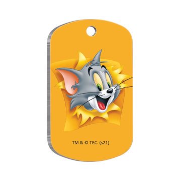 Tom & Jerry Asker Şekilli Kedi ve Köpek Künyesi Small 2 x 3,5 cm
