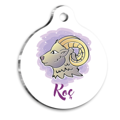 Koç Burcu Kedi Köpek Künyesi Large 2,9 x 5 cm