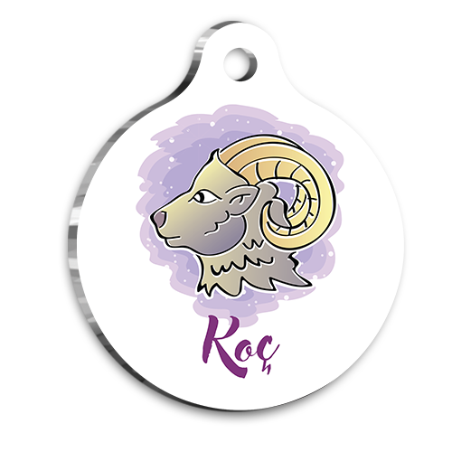 Koç Burcu Kedi Köpek Künyesi Medium 2,6 x 3,8 cm