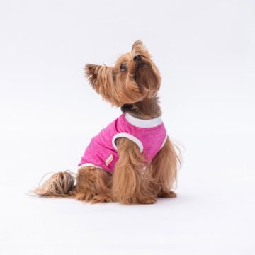 PawStar Fuşya Space Time T-Shirt Küçük Irk