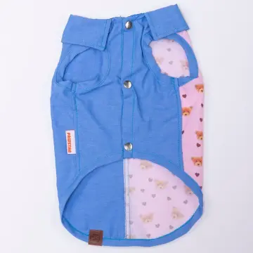 PawStar 26409 Cozie Bear Desenli Denim Gömlek