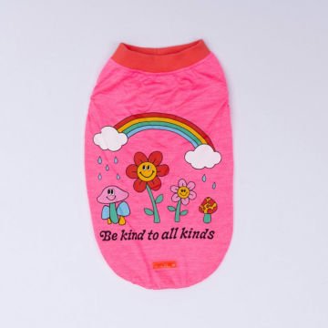 PawStar Neon Pink Be Kind T-Shirt Küçük Irk