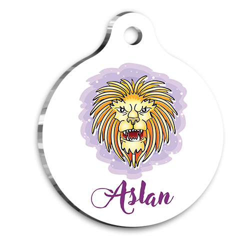 Aslan Burcu Kedi Köpek Künyesi Small 2 x 3,5 cm