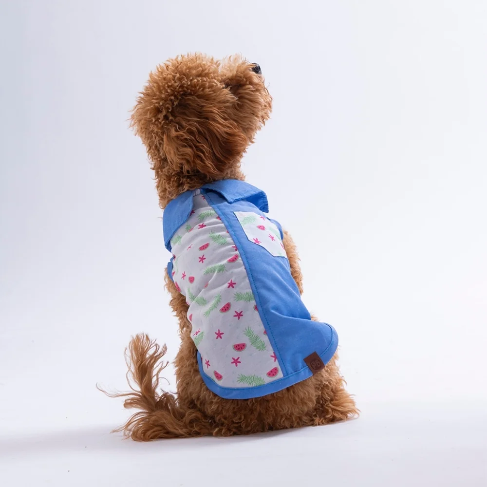 PawStar 26410 Ruby Slice Desenli Denim Gömlek